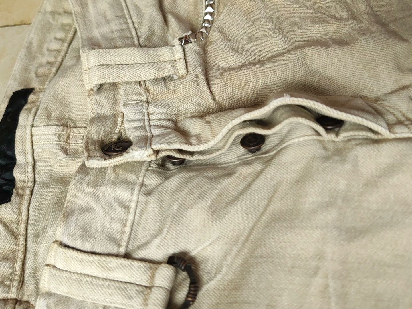 roarguns Roar Double Gun Khaki Jeans Size US 26 / EU 42 - 3 Thumbnail