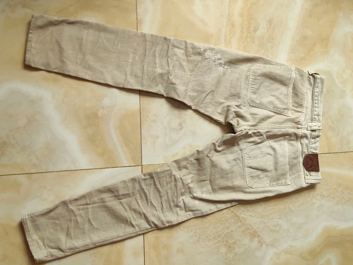 roarguns Roar Double Gun Khaki Jeans Size US 26 / EU 42 - 7 Thumbnail