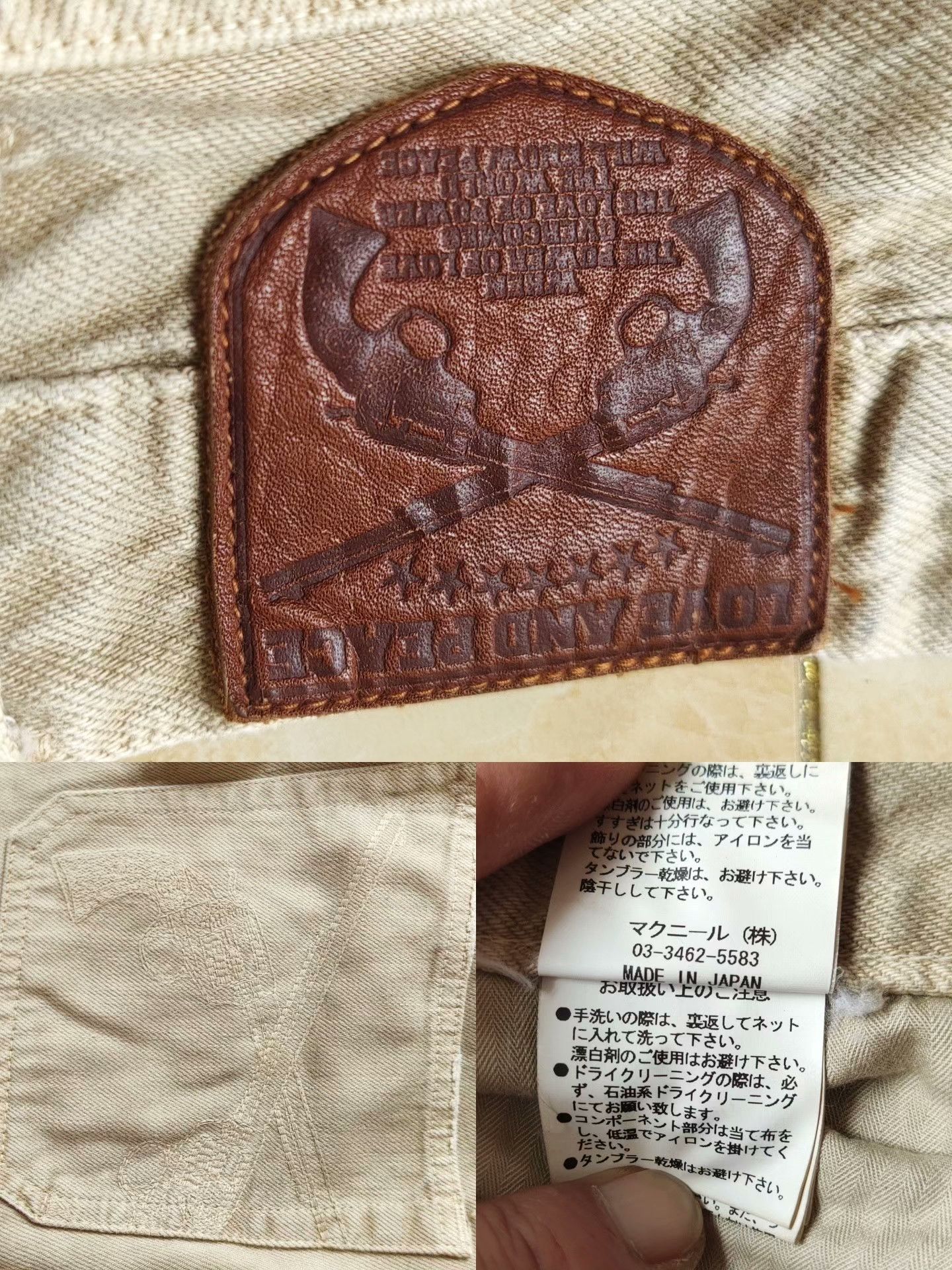 roarguns Roar Double Gun Khaki Jeans Size US 26 / EU 42 - 8 Thumbnail