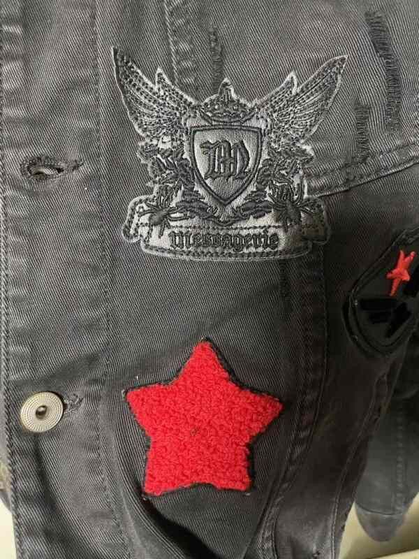 Messagerie MESSAGERIE Patch-Embellished Denim Jacket Size M / US 6-8 / IT 42-44 - 7 Thumbnail