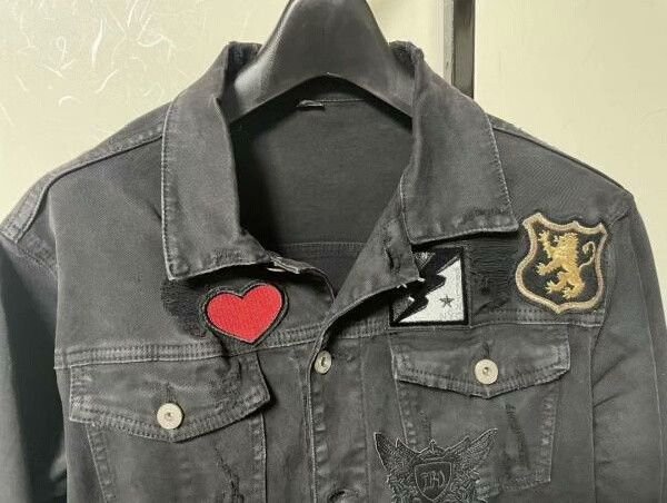 Messagerie MESSAGERIE Patch-Embellished Denim Jacket Size M / US 6-8 / IT 42-44 - 3 Thumbnail