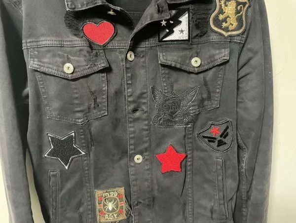 Messagerie MESSAGERIE Patch-Embellished Denim Jacket Size M / US 6-8 / IT 42-44 - 4 Thumbnail