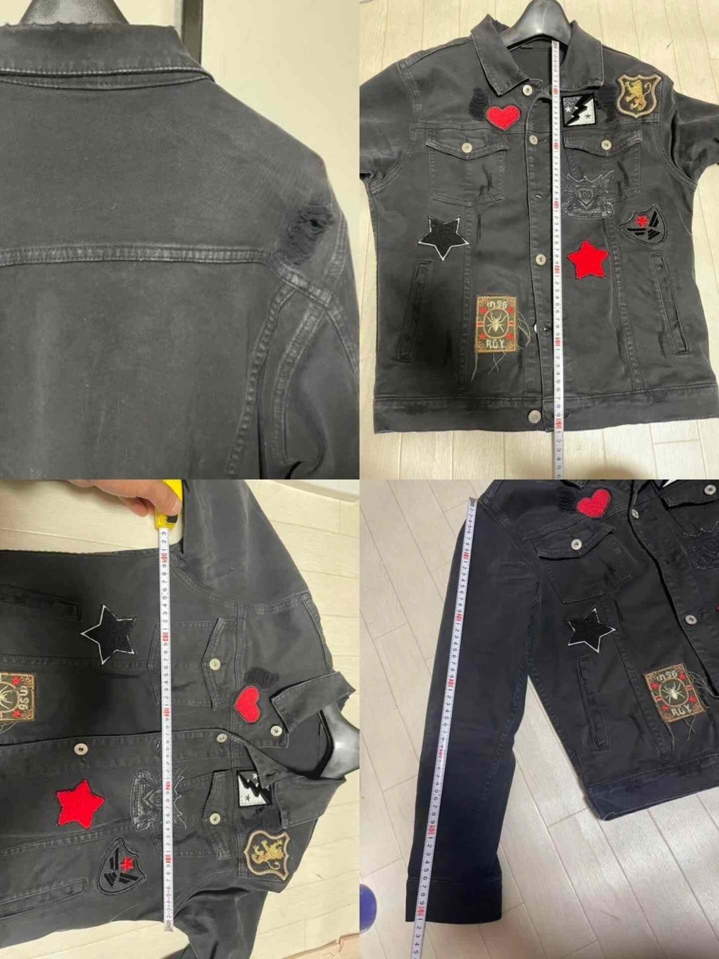 Messagerie MESSAGERIE Patch-Embellished Denim Jacket Size M / US 6-8 / IT 42-44 - 8 Thumbnail