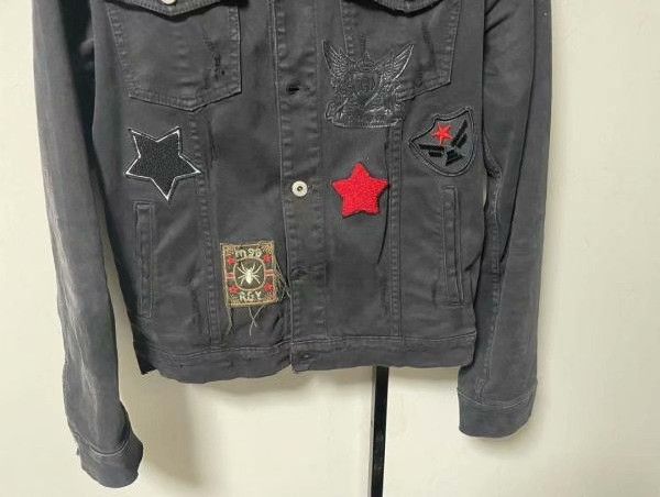 Messagerie MESSAGERIE Patch-Embellished Denim Jacket Size M / US 6-8 / IT 42-44 - 5 Thumbnail