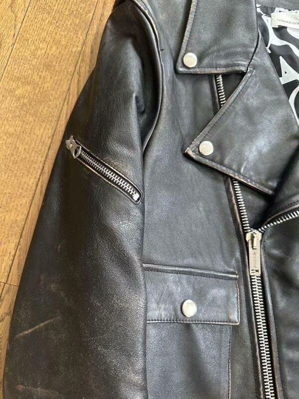 Golden Goose Golden Goose Cowhide Leather Rider Jacket Size US S / EU 44-46 / 1 - 2 Thumbnail