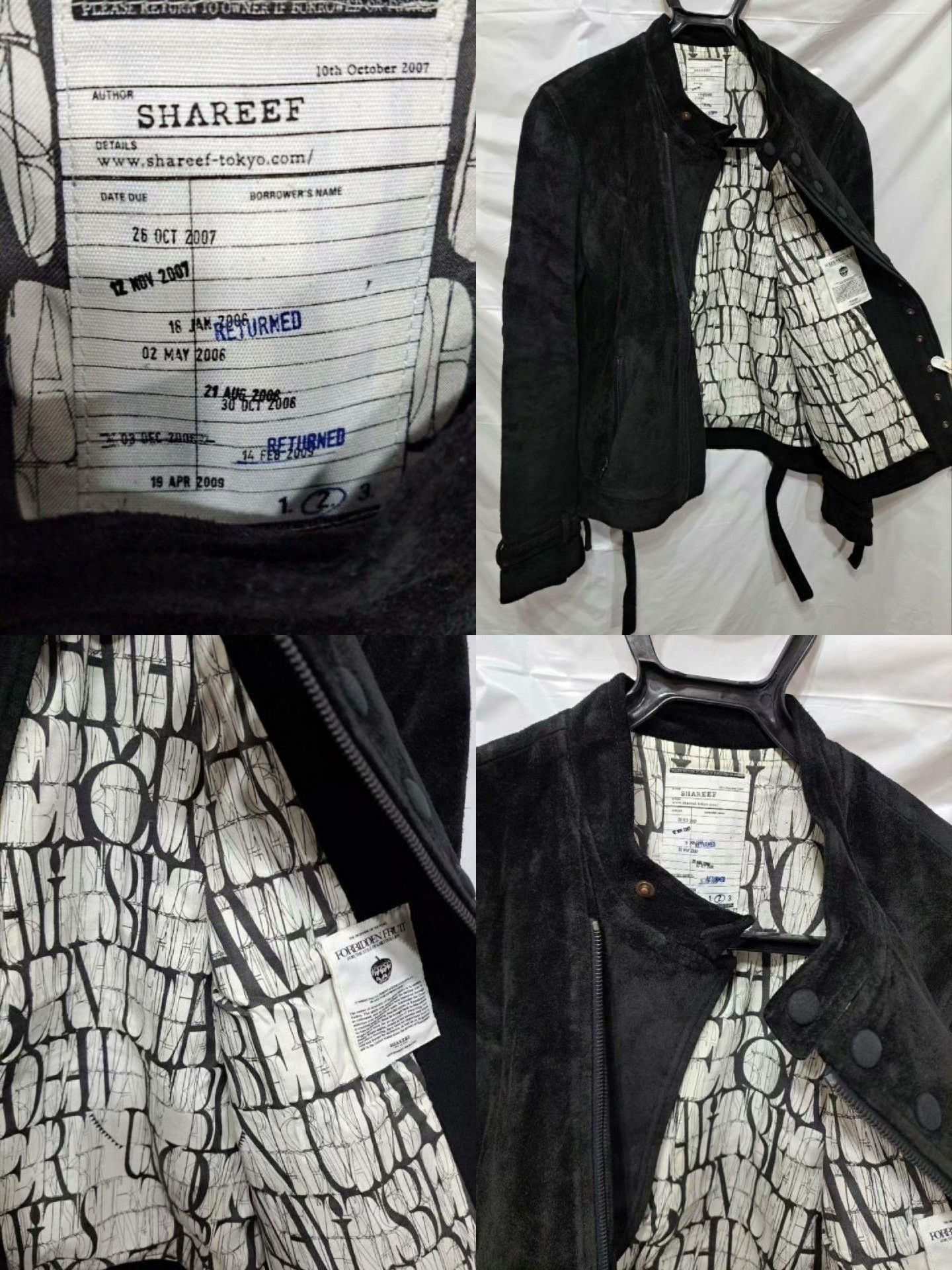 SHAREEF Japanese Leather Jacket M
