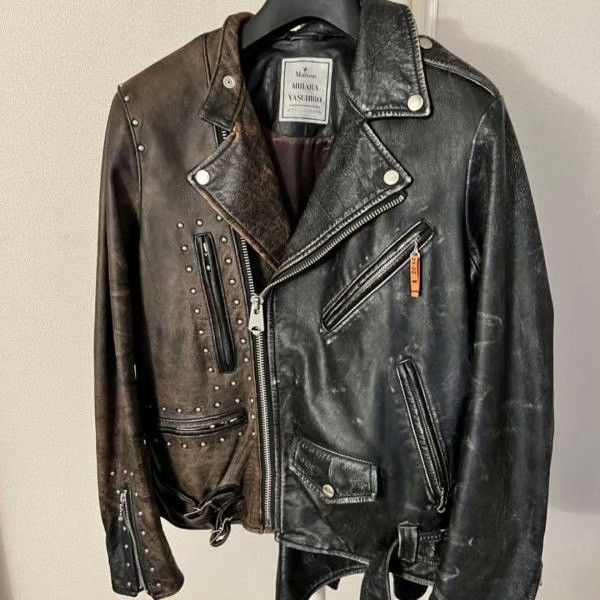 Maison MIHARA YASUHIRO MIHARA YASUHIRO Leather Rider Jacket Size US S / EU 44-46 / 1 - 2 Thumbnail
