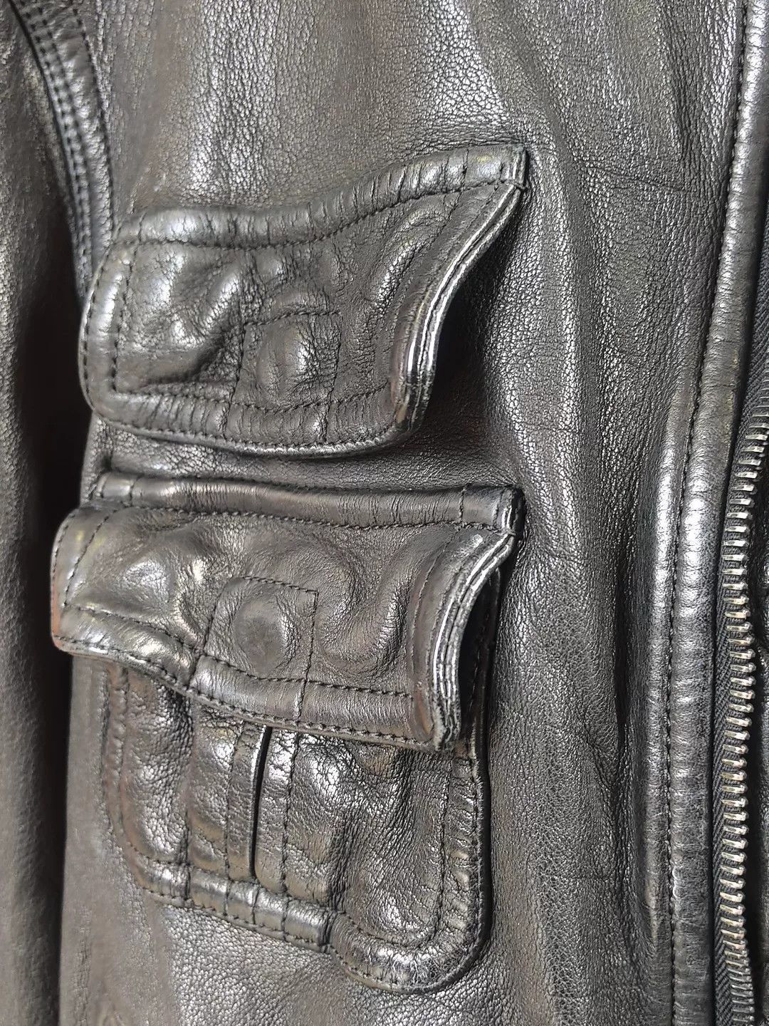 Neil Barrett Neil Barrett MA1 Buffalo Leather Jacket XS Size US XS / EU 42 / 0 - 5 Thumbnail