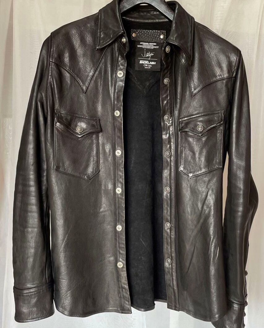 Isamu Katayama Backlash Backlash The Line Italian Calf Shirt Jacket Size US M / EU 48-50 / 2 - 2 Thumbnail