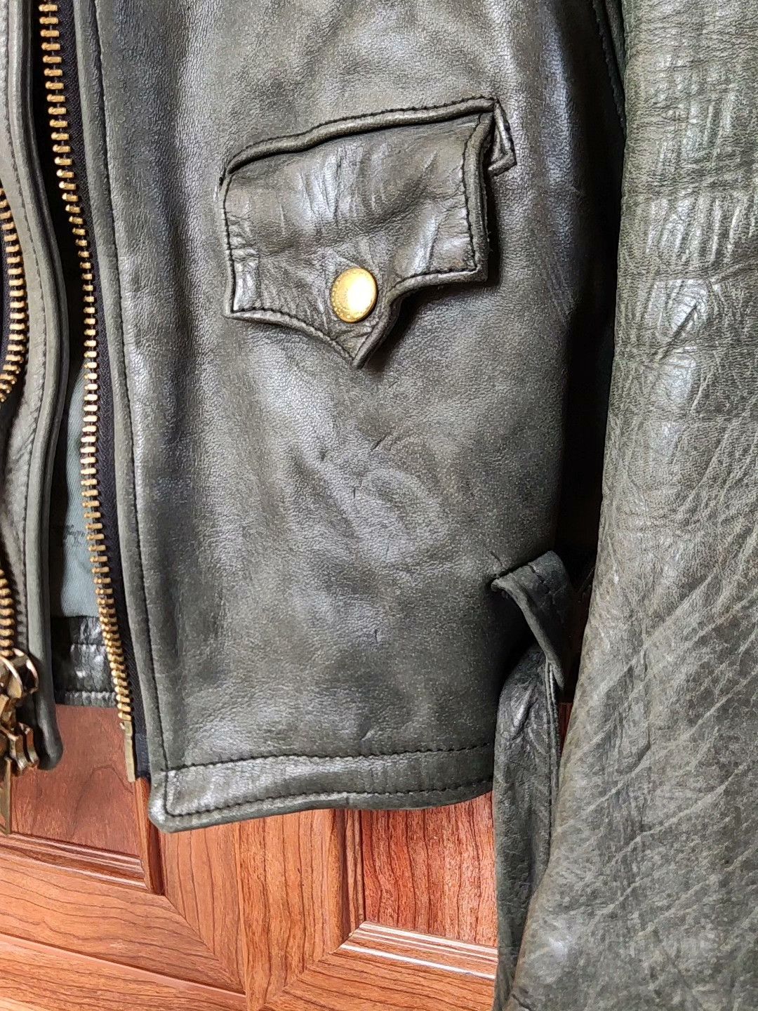 FranCisT MOR.K.S FranCisT_MOR.K.S. Horse Leather Moto Jacket Size US M / EU 48-50 / 2 - 5 Thumbnail