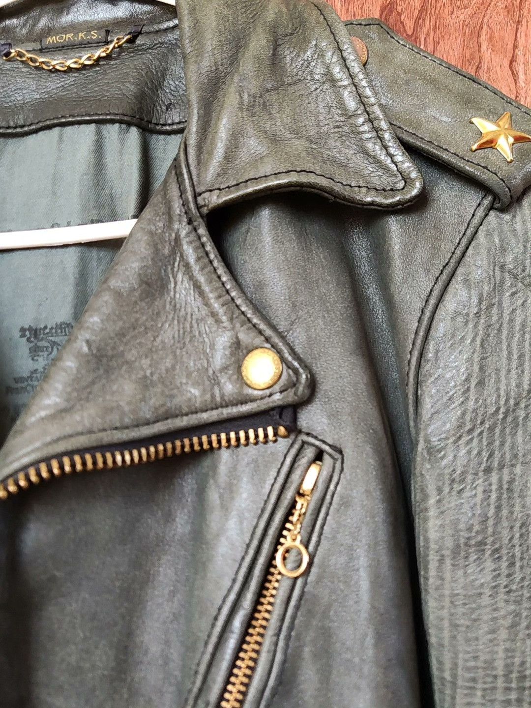 FranCisT MOR.K.S FranCisT_MOR.K.S. Horse Leather Moto Jacket Size US M / EU 48-50 / 2 - 6 Thumbnail