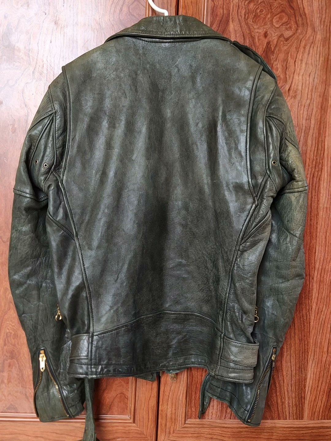 FranCisT MOR.K.S FranCisT_MOR.K.S. Horse Leather Moto Jacket Size US M / EU 48-50 / 2 - 2 Thumbnail