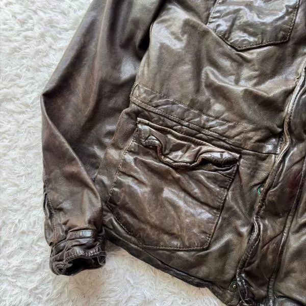 Giorgio Brato Giorgio Brato Sheepskin Leather Jacket Italy 46 Size US M / EU 48-50 / 2 - 5 Thumbnail