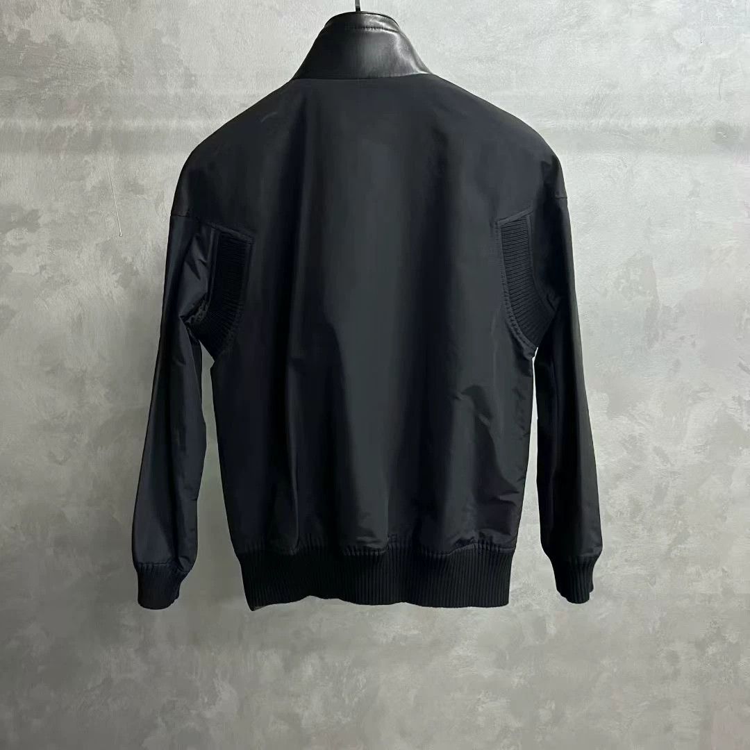 Louis Vuitton Louis Vuitton Black Leather Jacket Size US M / EU 48-50 / 2 - 2 Thumbnail