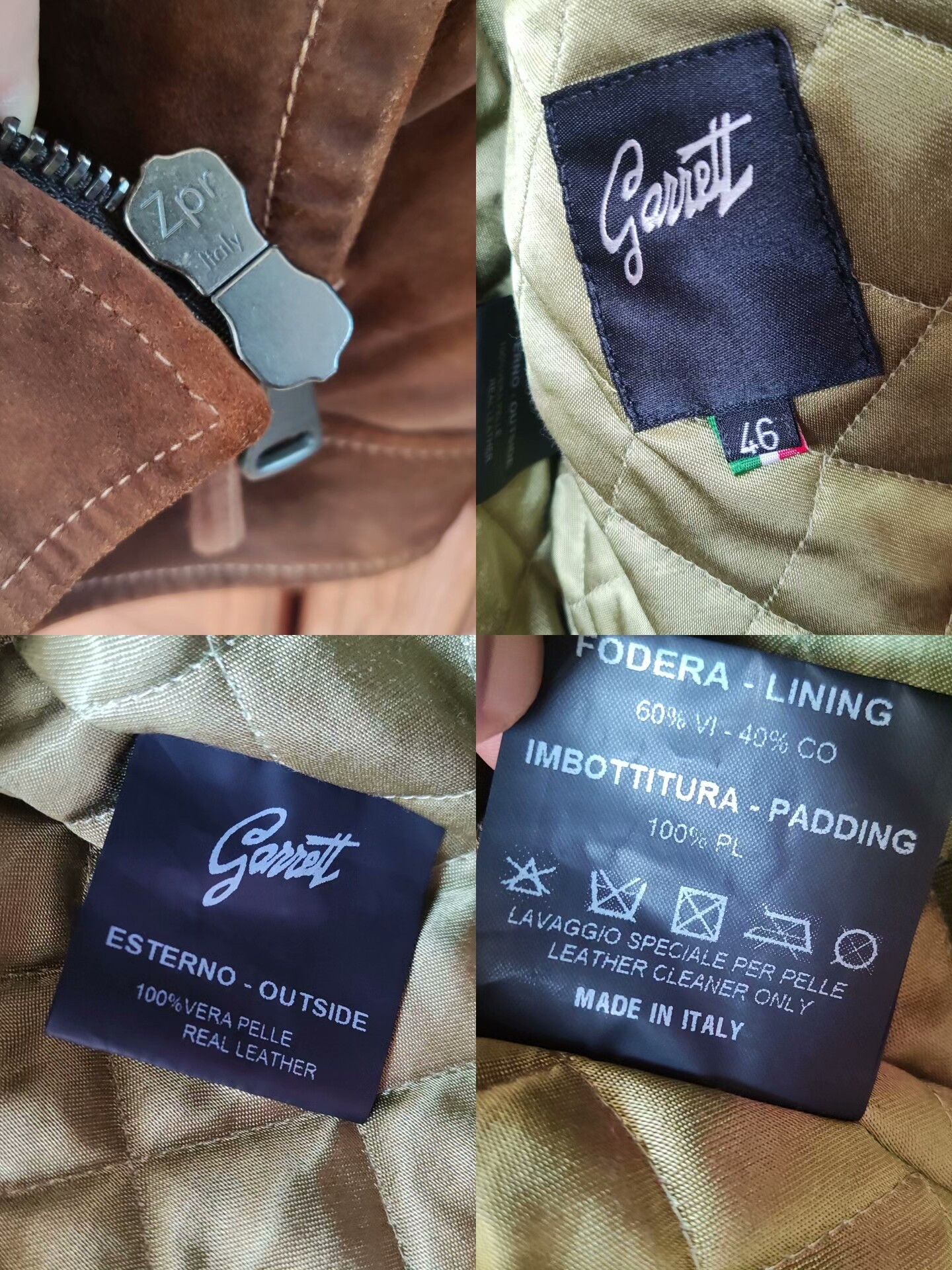 Garrett Leight Garrett G Series Calfskin Leather Jacket Size US S / EU 44-46 / 1 - 8 Thumbnail