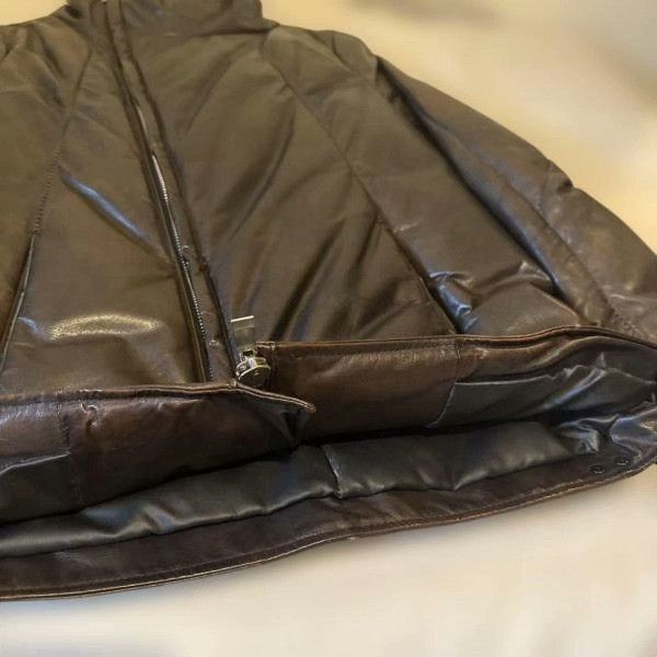 Incarnation Incarnation Italian Leather Down Jacket Size US S / EU 44-46 / 1 - 6 Thumbnail
