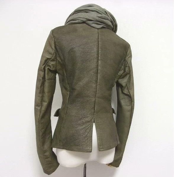 Isaac Sellam Experience ISAAC SELLAM Women's Leather Jacket Size 36 Size XS / US 0-2 / IT 36-38 - 3 Thumbnail
