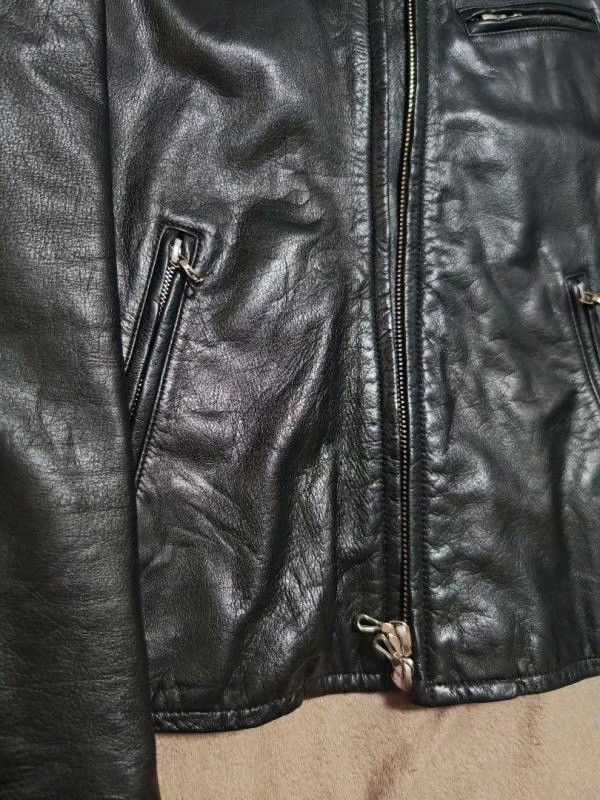 Lithium LITHIUM HOMME Black Cowhide Leather Jacket Size US S / EU 44-46 / 1 - 5 Thumbnail