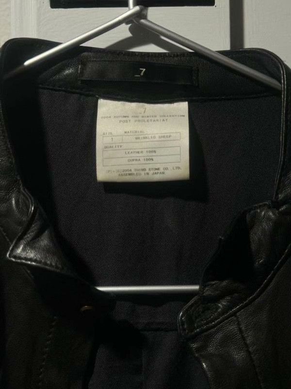 Julius JULIUS 2004AW Leather Shirt Size US S / EU 44-46 / 1 - 5 Thumbnail