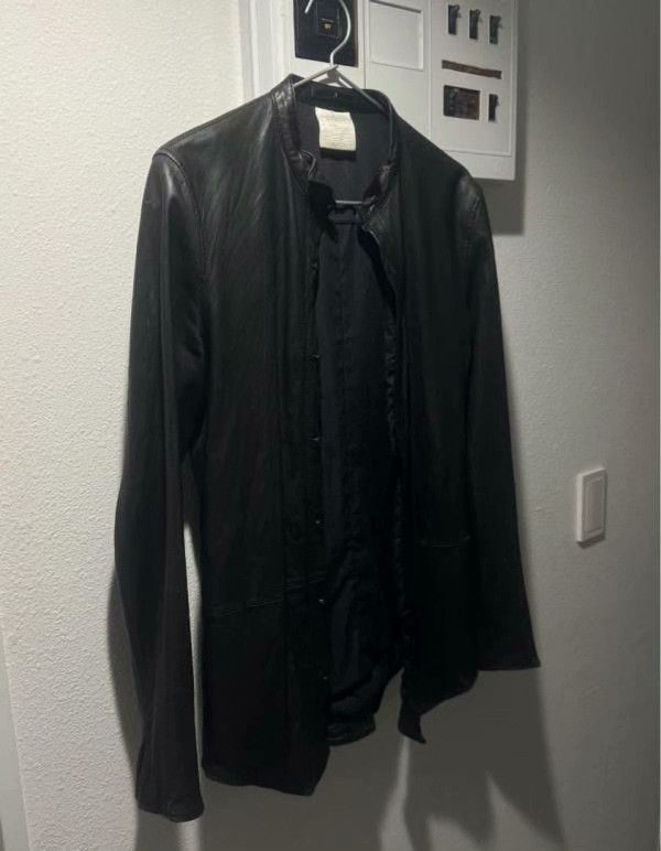 Julius JULIUS 2004AW Leather Shirt Size US S / EU 44-46 / 1 - 6 Thumbnail