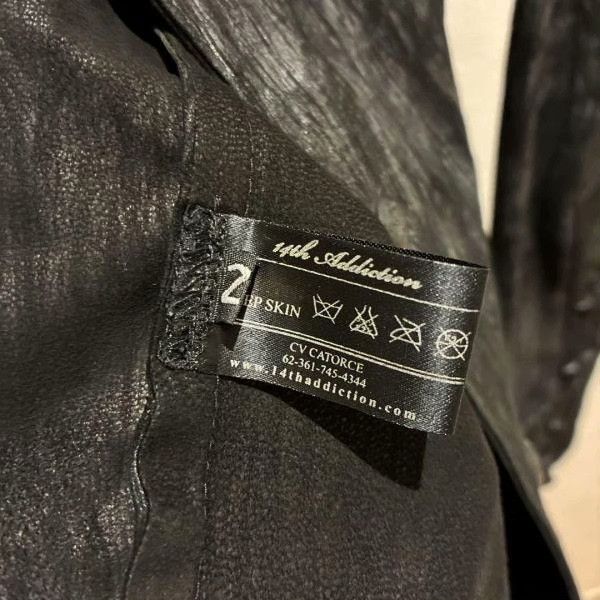 14th Addiction 14thAddiction Sheepskin Leather Jacket Size 2 Size US M / EU 48-50 / 2 - 5 Thumbnail