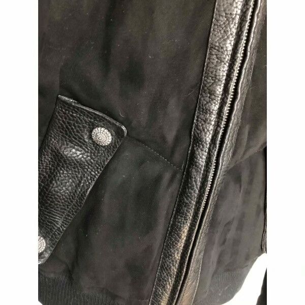 Ugo Cacciatori UGO CACCIATORI Men's Mouton Leather Blouson Size US S / EU 44-46 / 1 - 2 Thumbnail