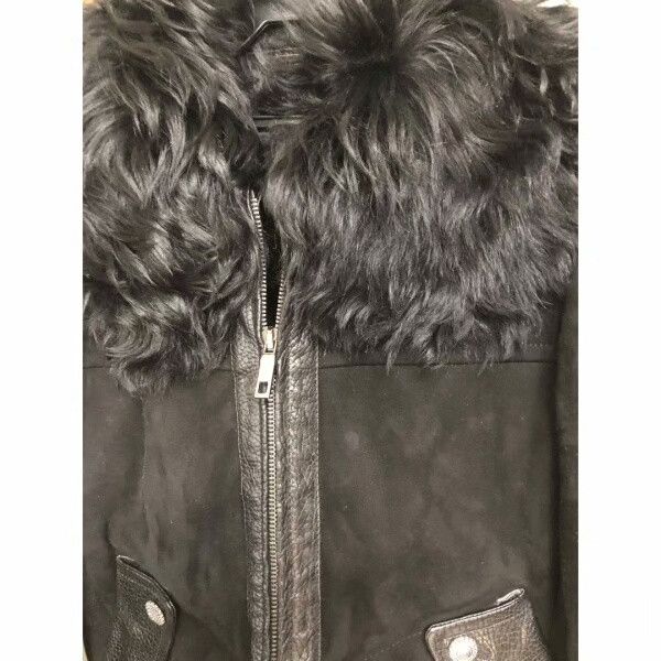 Ugo Cacciatori UGO CACCIATORI Men's Mouton Leather Blouson Size US S / EU 44-46 / 1 - 3 Thumbnail