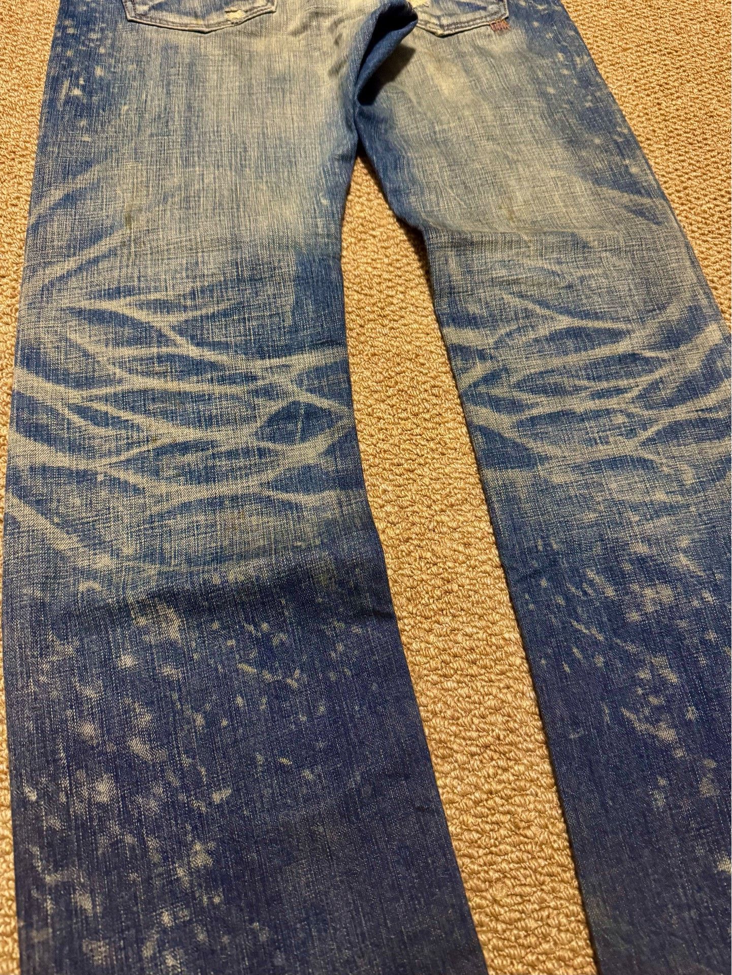 Purple Brand Snow Wash Indigo Denim Jeans Size US 32 / EU 48 - 3 Thumbnail