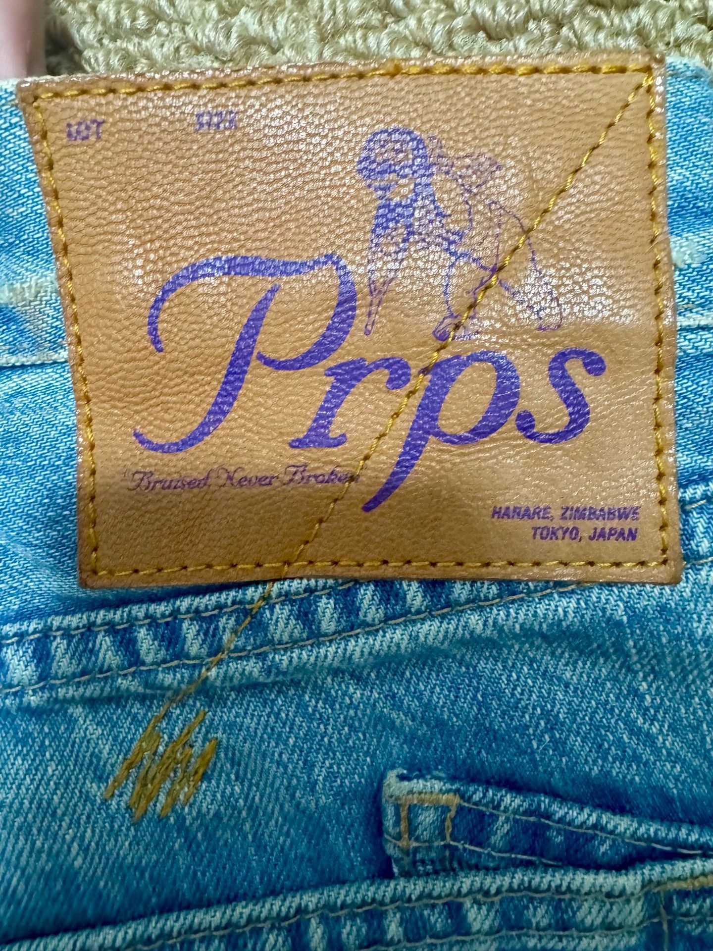 Purple Prps Sample Light Blue Pants Size US 32 / EU 48 - 6 Thumbnail