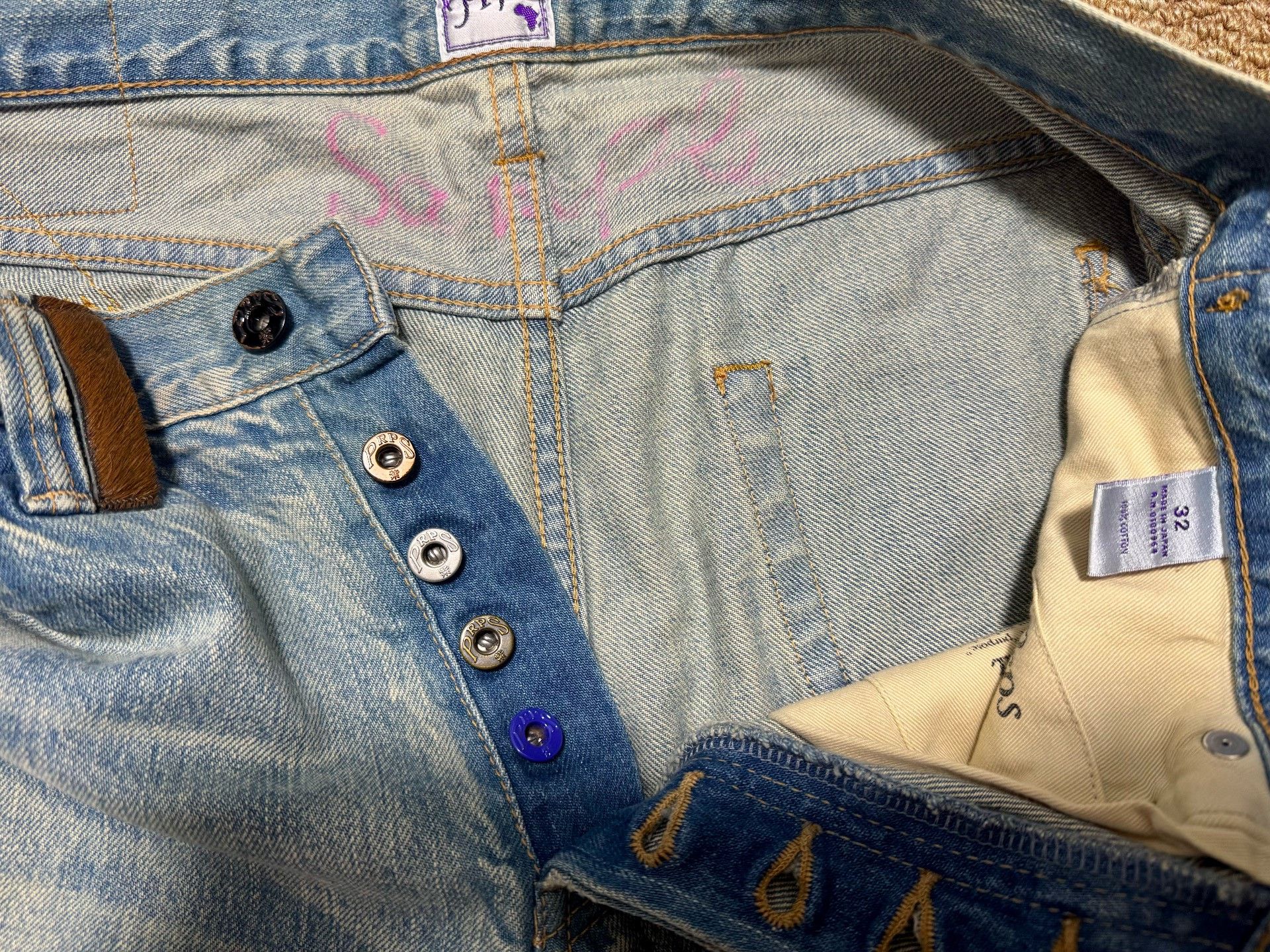 Purple Prps Sample Light Blue Pants Size US 32 / EU 48 - 5 Thumbnail