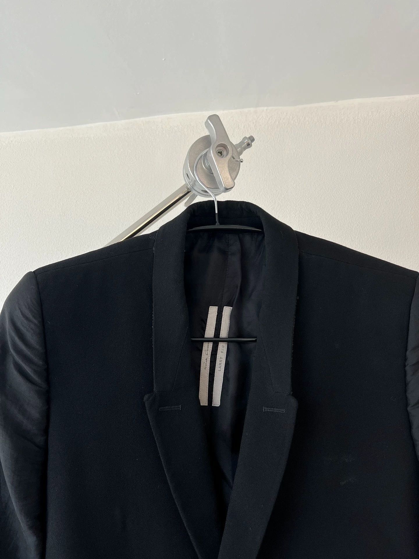 Rick Owens Black Tailored Blazer with Button Closure Size US M / EU 48-50 / 2 - 3 Thumbnail
