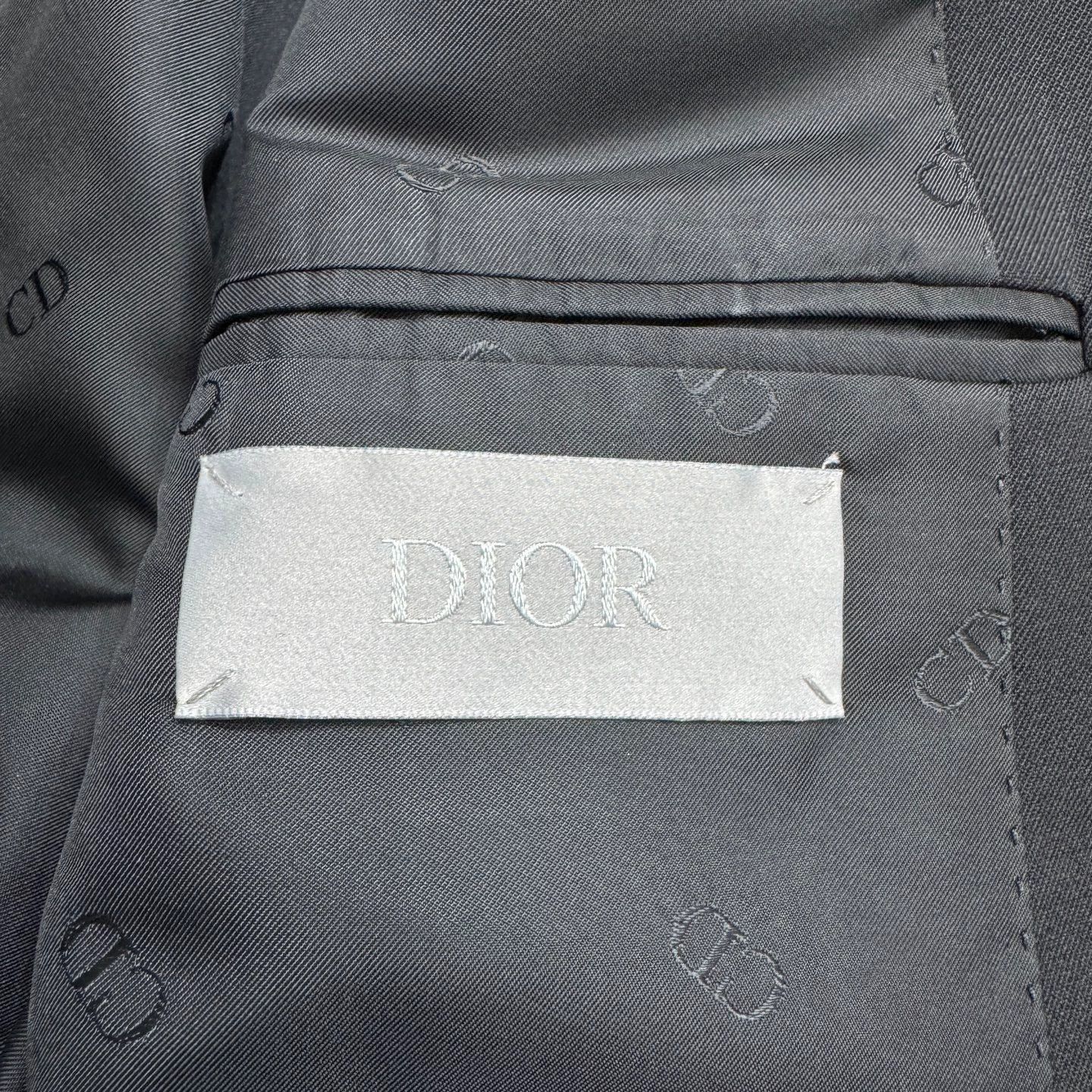 Dior Black Double-Breasted Blazer with Star Accents Size US M / EU 48-50 / 2 - 2 Thumbnail