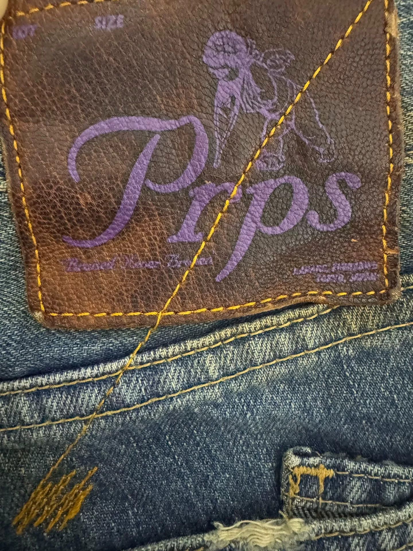 Ralph Lauren Purple Label Props Purple Denim Pants Size US 34 / EU 50 - 7 Thumbnail