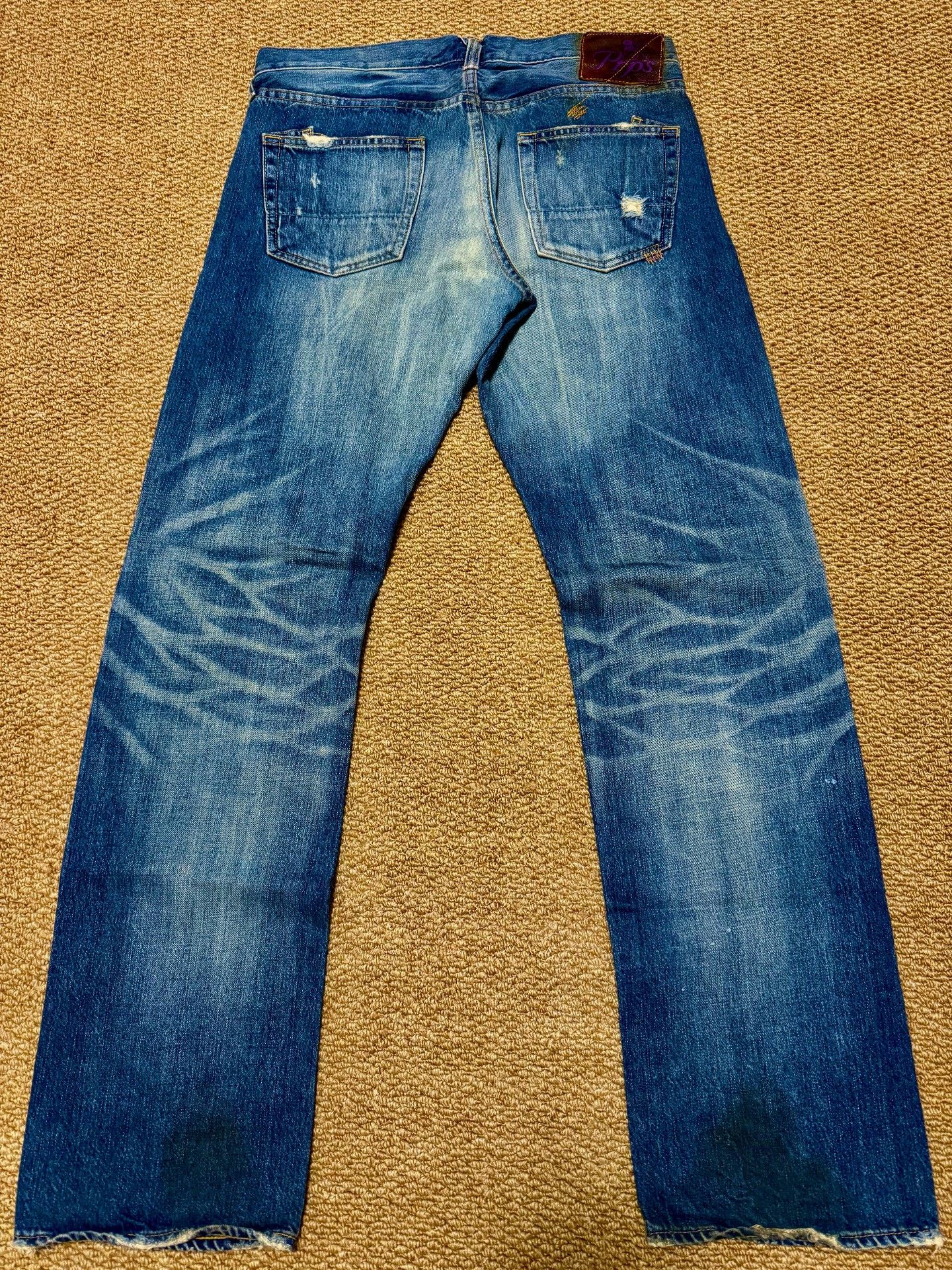 Ralph Lauren Purple Label Props Purple Denim Pants Size US 34 / EU 50 - 2 Thumbnail