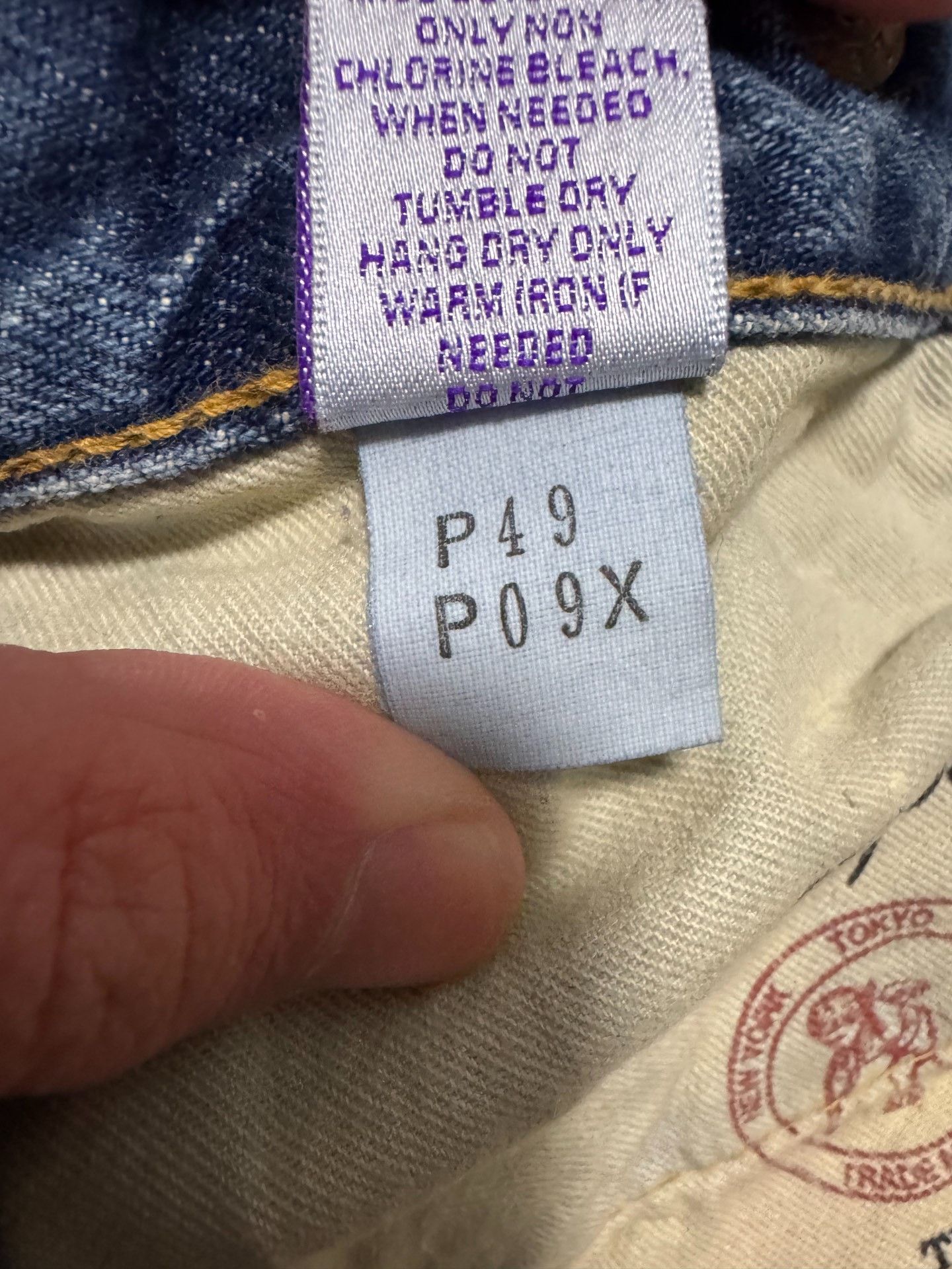 Ralph Lauren Purple Label Props Purple Denim Pants Size US 34 / EU 50 - 5 Thumbnail