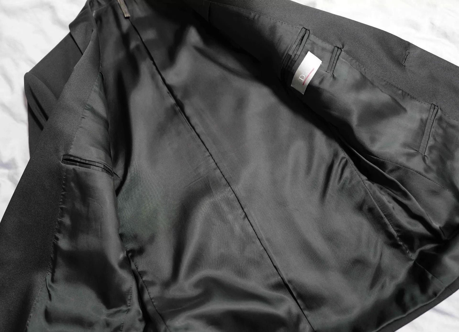 Dior Black Formal Blazer with Satin Lapel Size US M / EU 48-50 / 2 - 3 Thumbnail