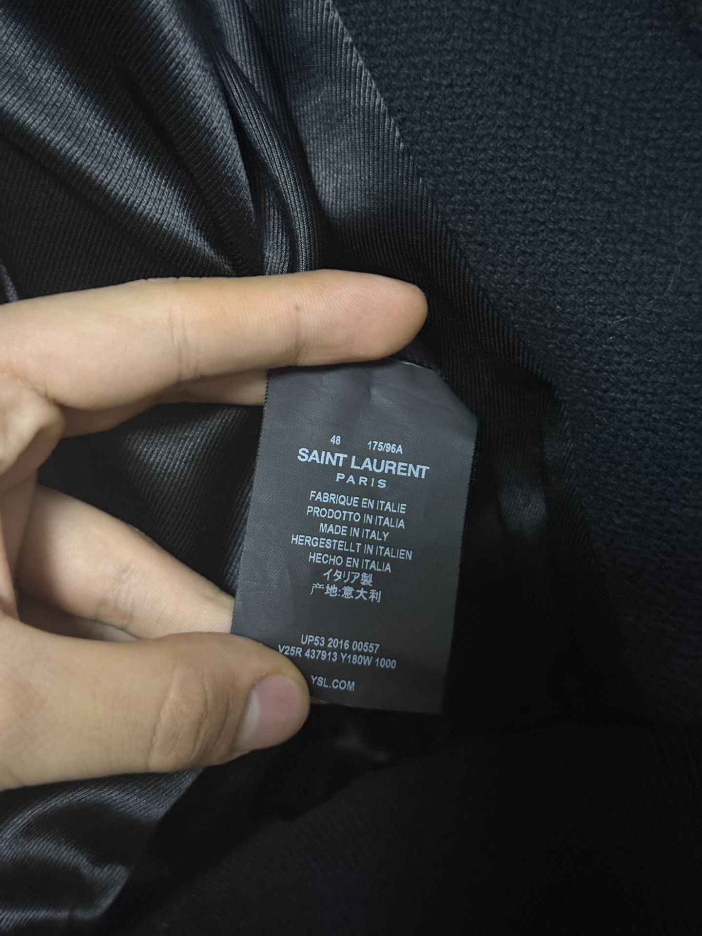 Saint Laurent Paris Saint Laurent Black White Striped Jacket Size US M / EU 48-50 / 2 - 3 Thumbnail