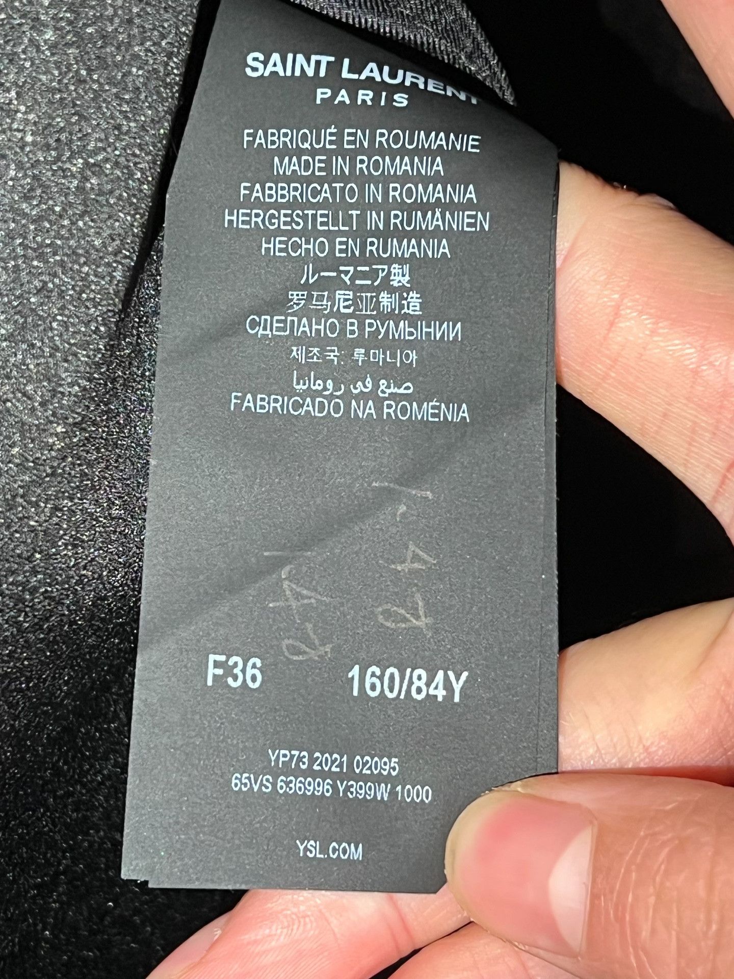 Saint Laurent Paris Saint Laurent 21FW Black Smoking Blazer Size US S / EU 44-46 / 1 - 4 Thumbnail