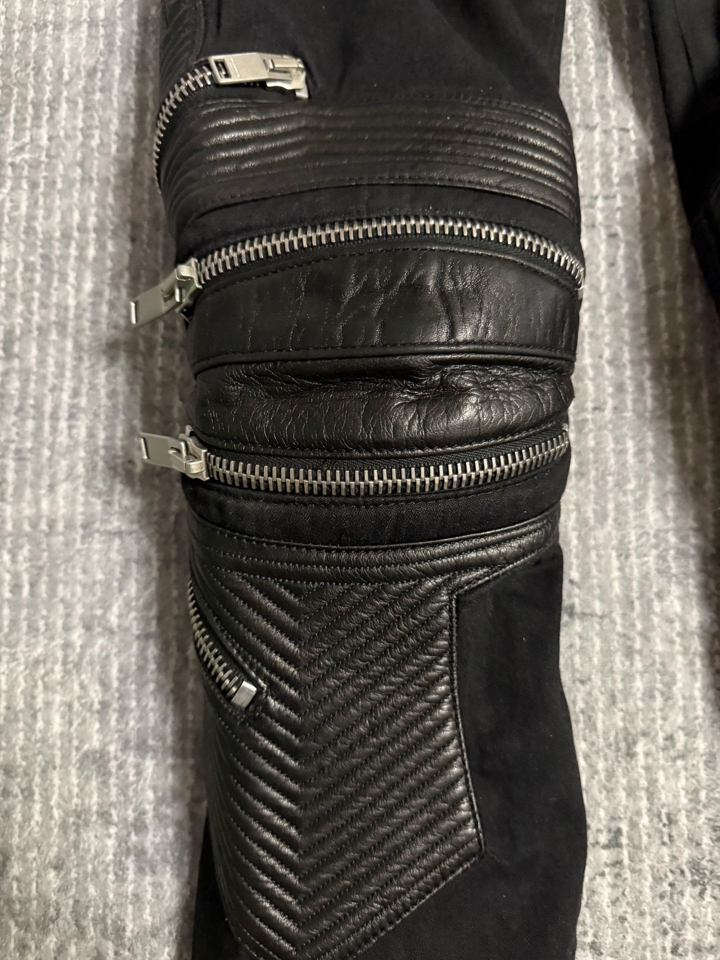 Saint Laurent Paris Saint Laurent D08 Black Biker Jeans Size US 27 - 5 Thumbnail