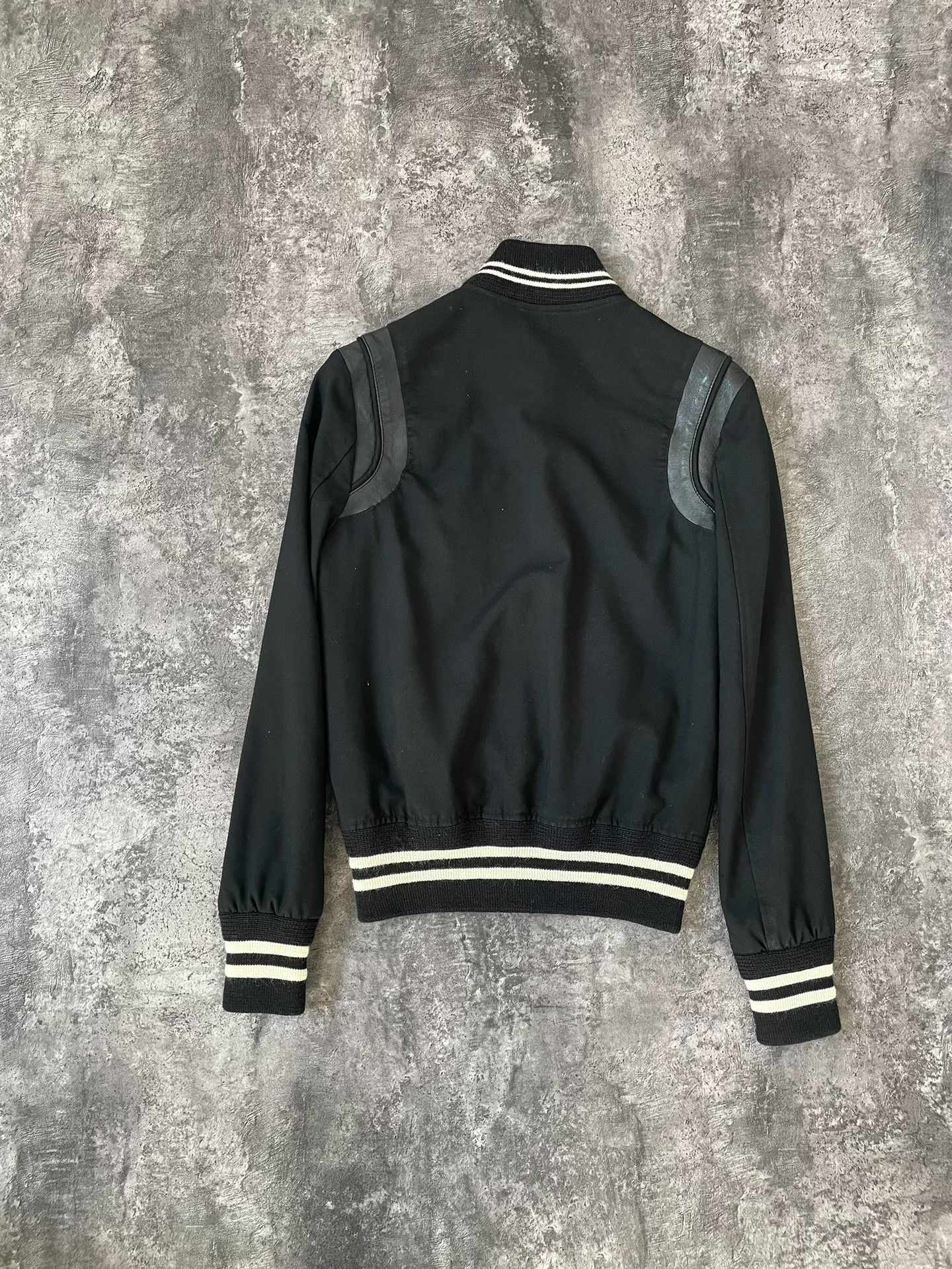 Saint Laurent Paris Saint Laurent Black Baseball Jacket Size US XS / EU 42 / 0 - 6 Thumbnail