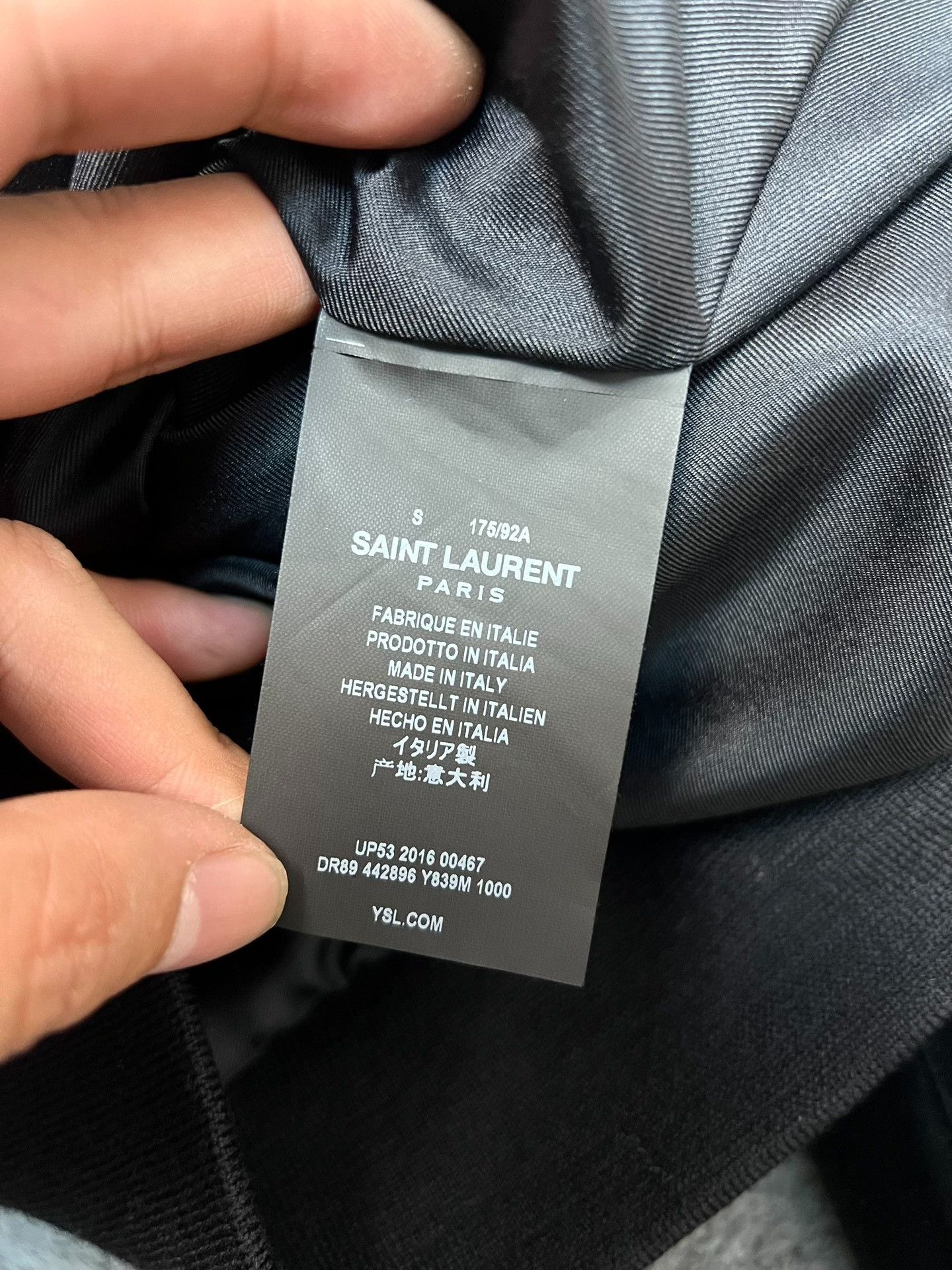 Saint Laurent Paris Saint Laurent Black Velvet Music Note Jacket Size US S / EU 44-46 / 1 - 5 Thumbnail
