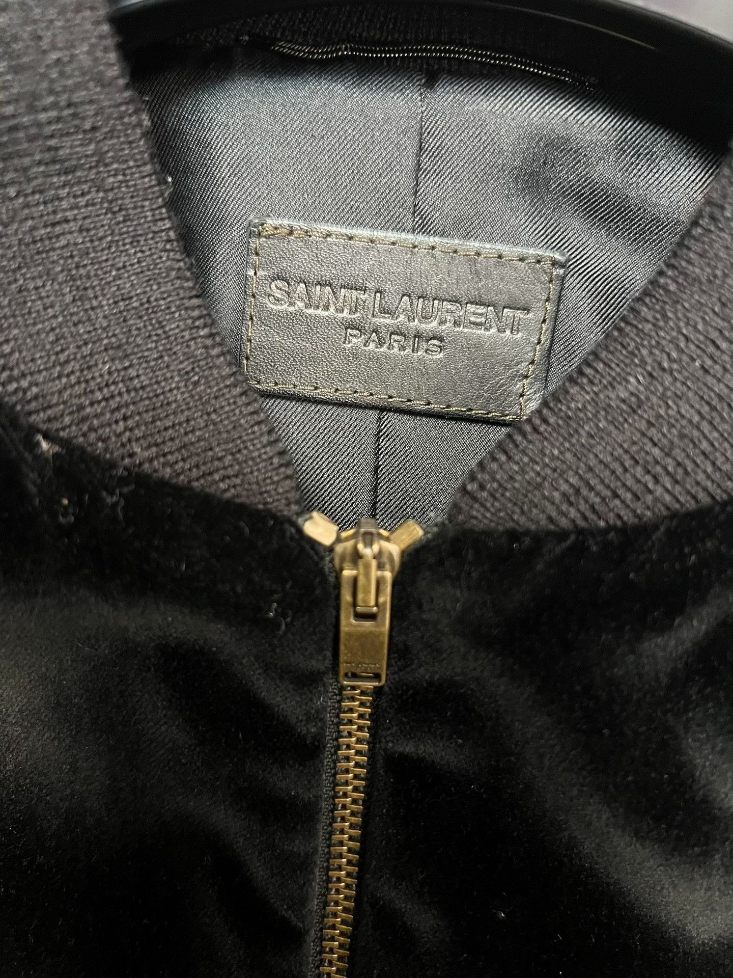 Saint Laurent Paris Saint Laurent Black Velvet Music Note Jacket Size US S / EU 44-46 / 1 - 3 Thumbnail
