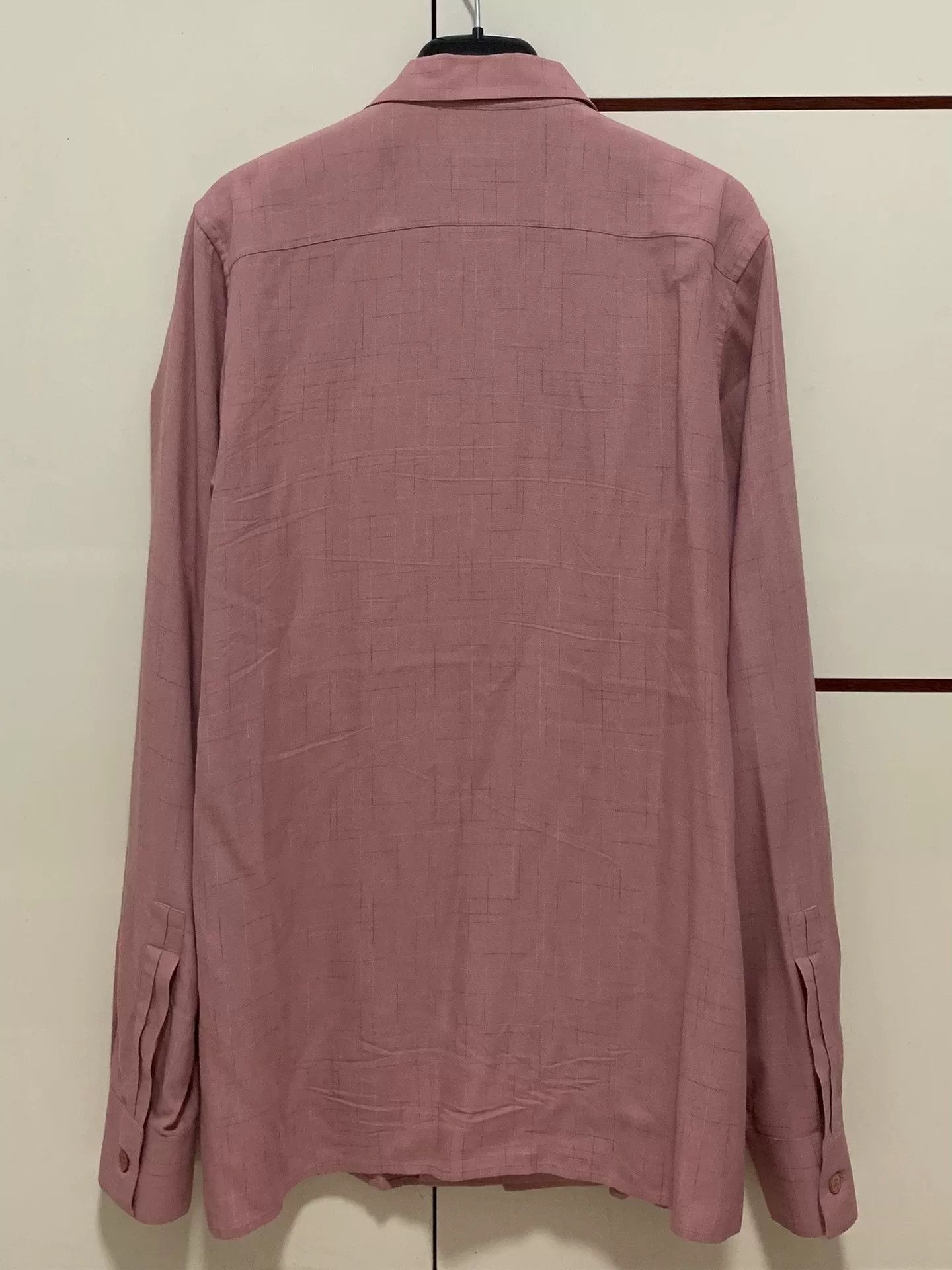 Saint Laurent Paris Saint Laurent SLP 14FW Pink Cuban Collar Shirt Size US M / EU 48-50 / 2 - 2 Thumbnail