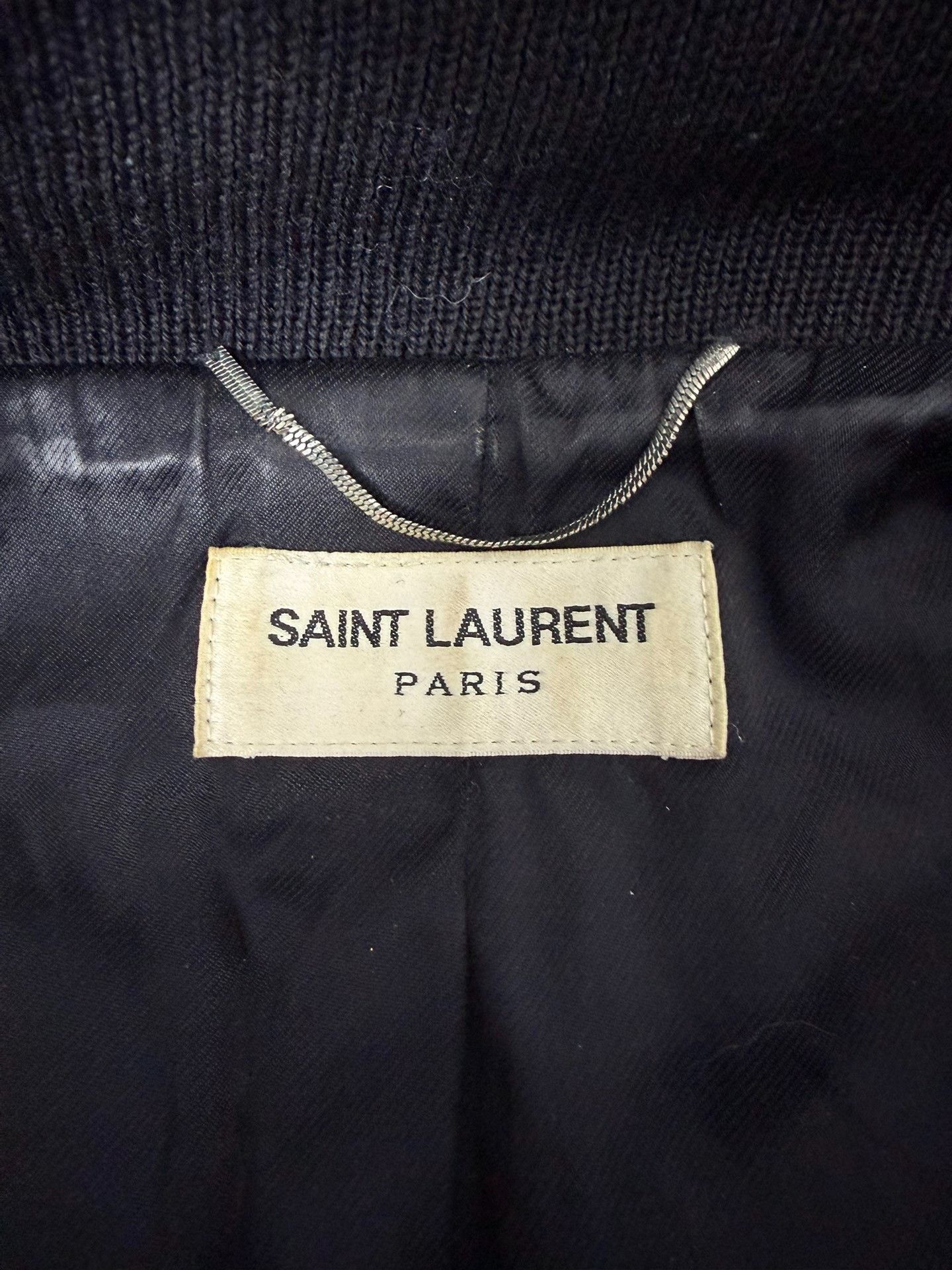 Saint Laurent Paris Saint Laurent Black White Varsity Jacket Size US M / EU 48-50 / 2 - 5 Thumbnail