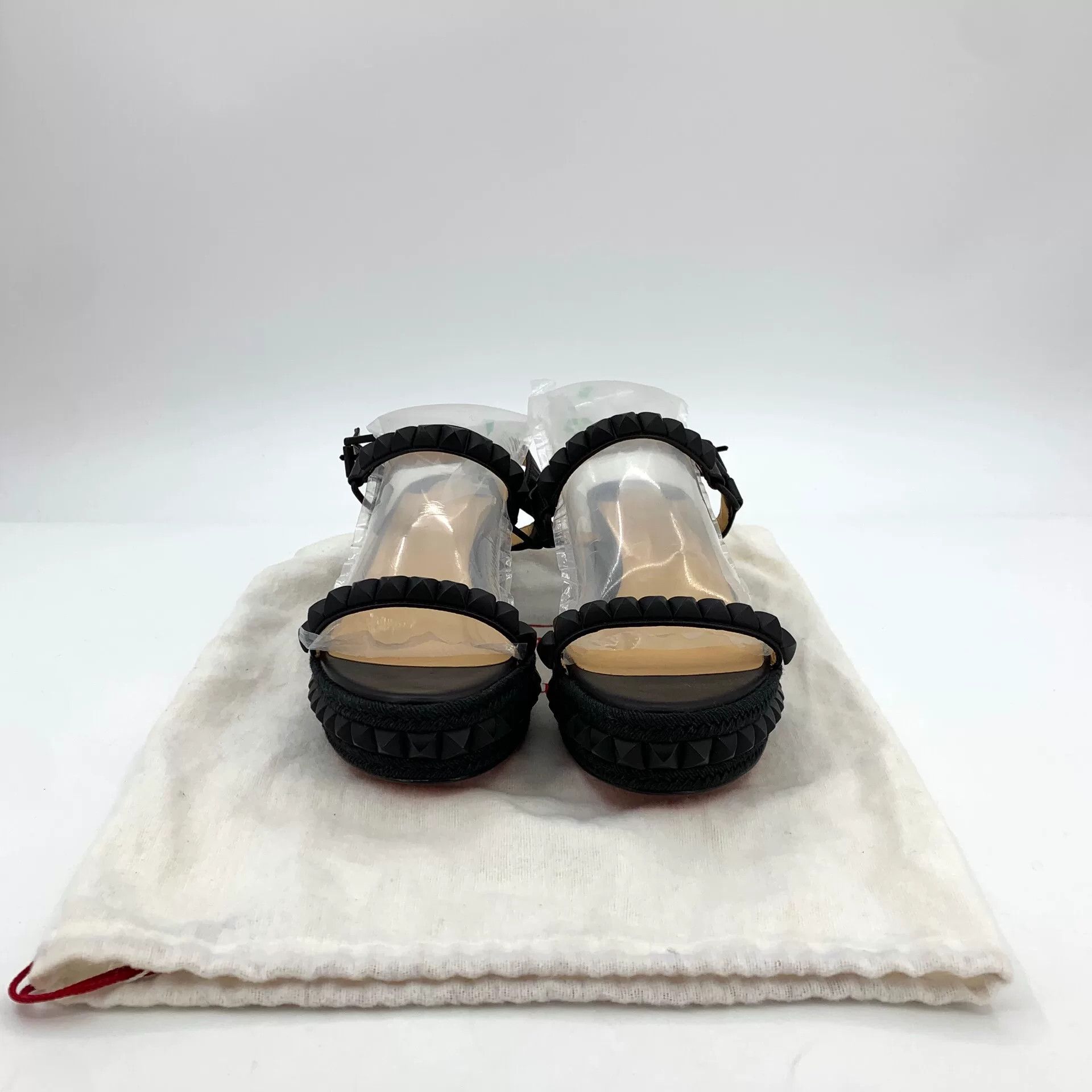Christian Louboutin Christian Louboutin Black Sandals 38 Women Size US 7.5 / IT 37.5 - 8 Thumbnail