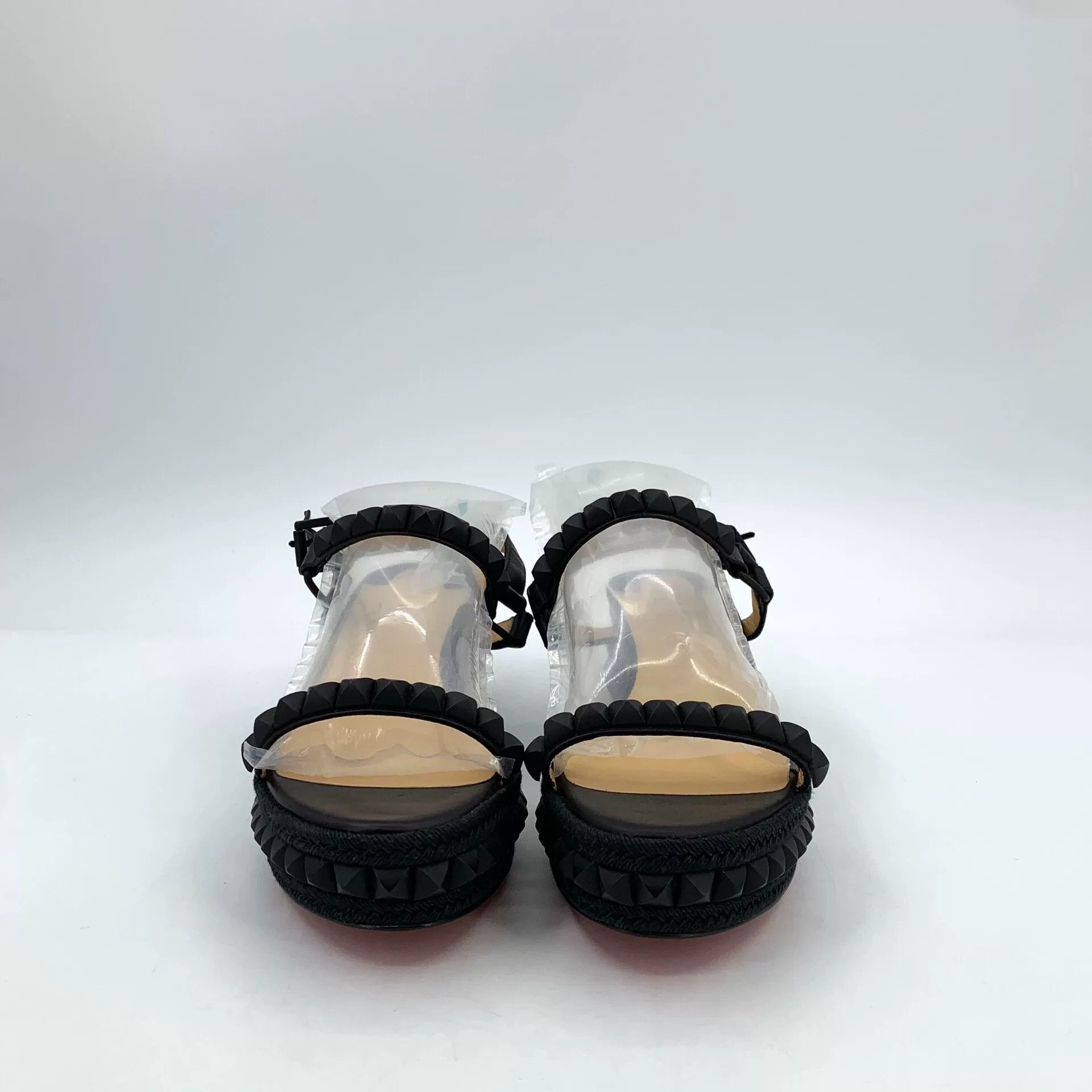 Christian Louboutin Christian Louboutin Black Sandals 38 Women Size US 7.5 / IT 37.5 - 3 Thumbnail