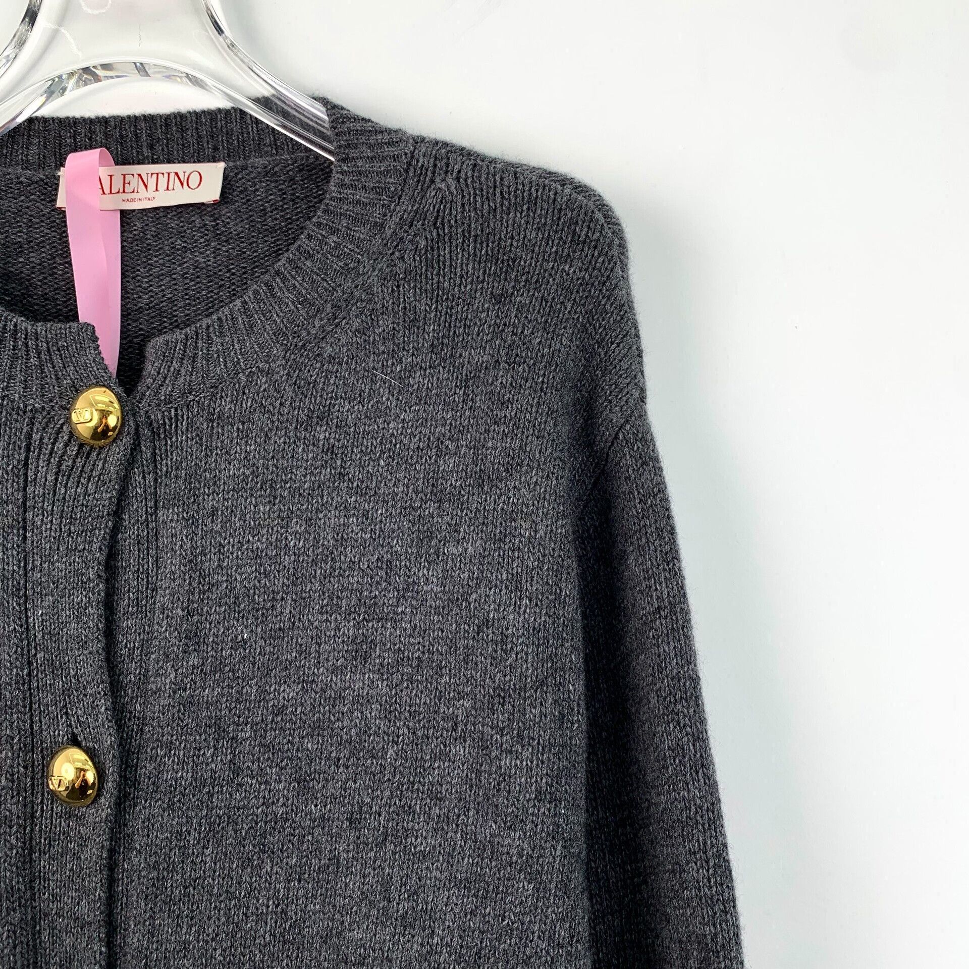 Valentino Valentino Gray Sweater S Women Size S / US 4 / IT 40 - 3 Thumbnail