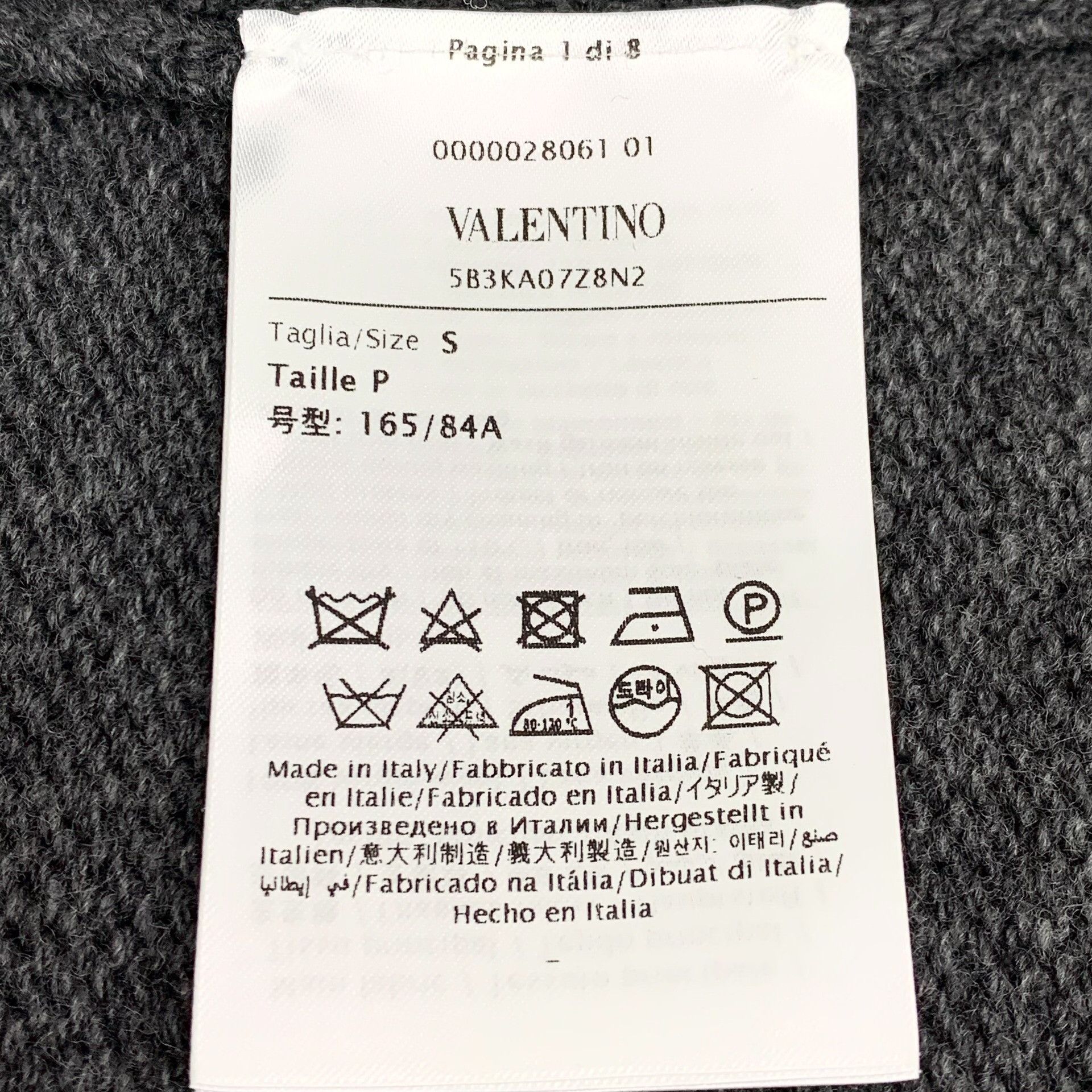 Valentino Valentino Gray Sweater S Women Size S / US 4 / IT 40 - 6 Thumbnail