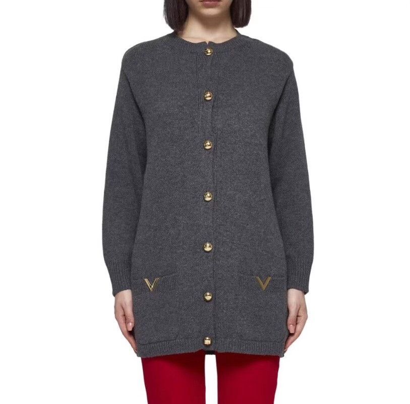Valentino Valentino Gray Sweater S Women Size S / US 4 / IT 40 - 9 Thumbnail