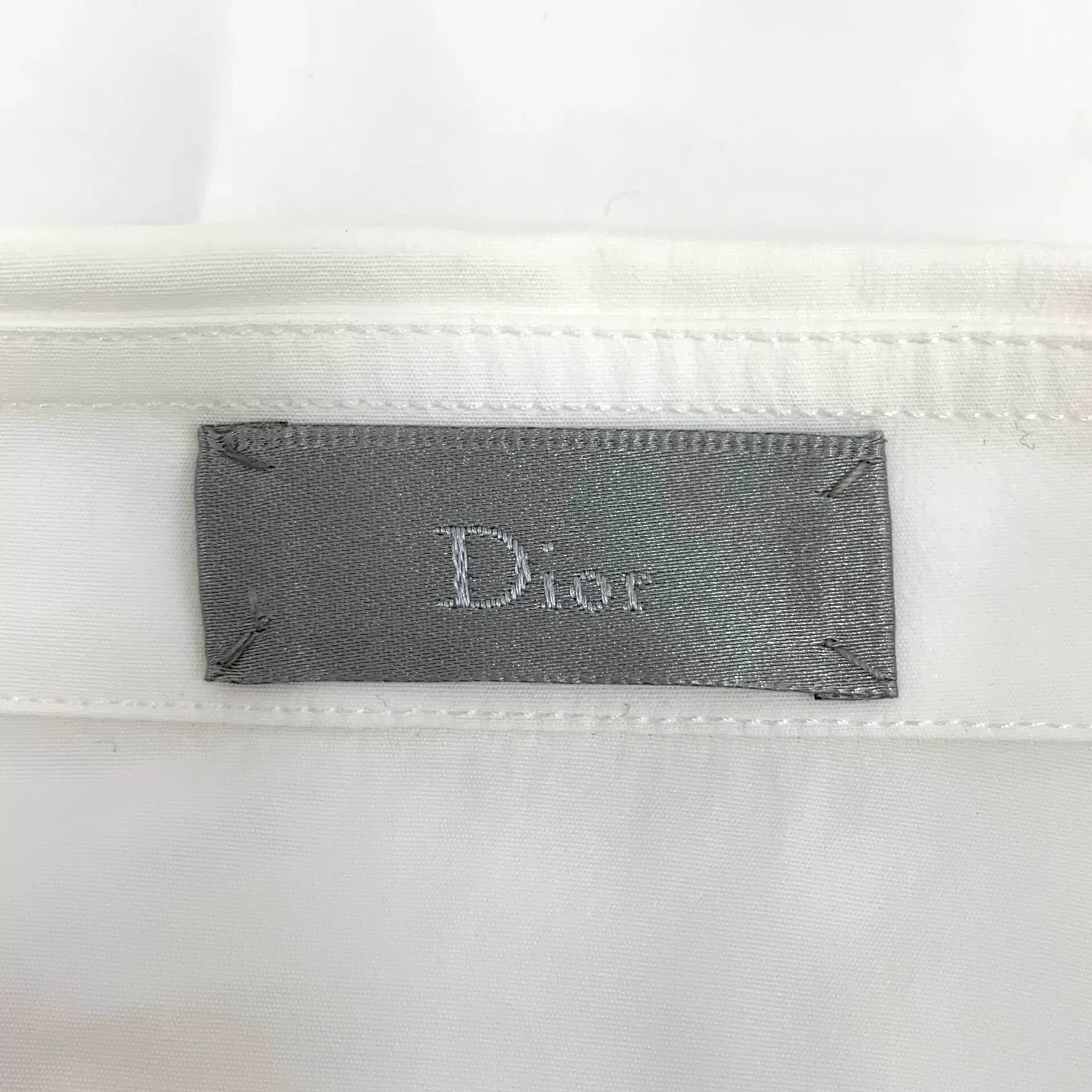 Dior Dior Cotton Embroidered White Button Up S Women Size S / US 4 / IT 40 - 6 Thumbnail